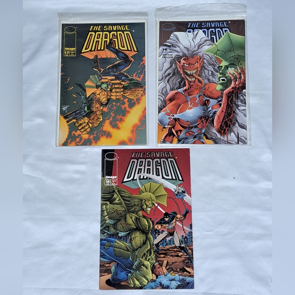 3 Comic Books The Savage Dragon